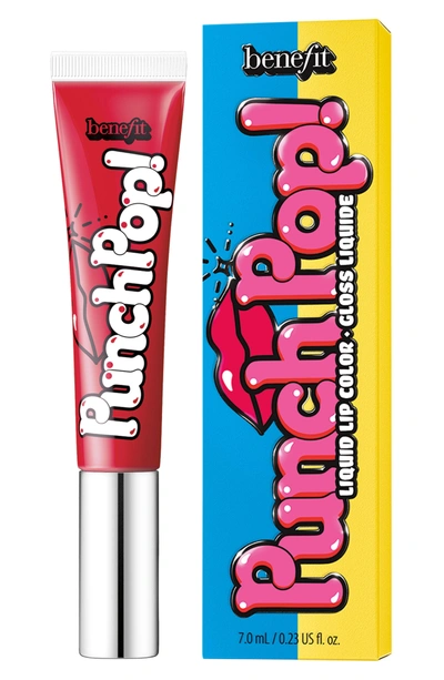 Shop Benefit Cosmetics Benefit Punch Pop! Liquid Lip Color In Strawberry