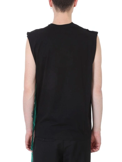 Shop Raf Simons Black Cotton Tanktop