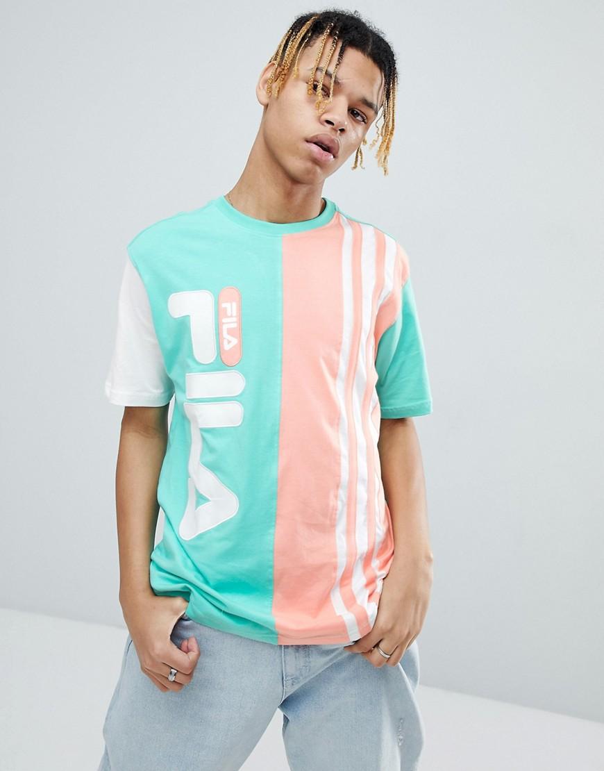 fila black line t shirt
