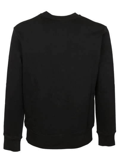 Shop Alexander Mcqueen Skeleton Embroidery Sweatshirt In Black Ivory