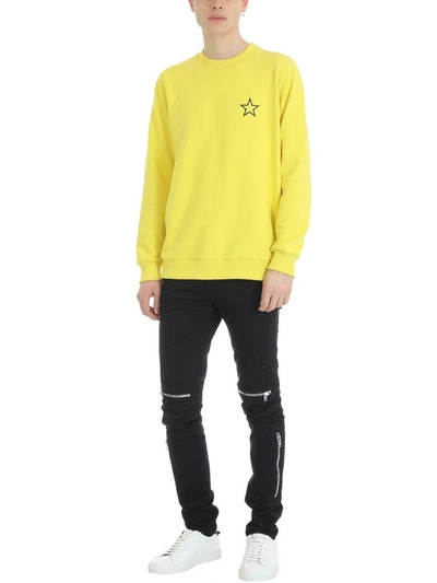 Shop Givenchy Yellow Cotton Sweatshirt