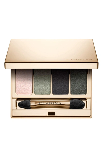 Shop Clarins Four-color Eyeshadow Palette In 06 Forest