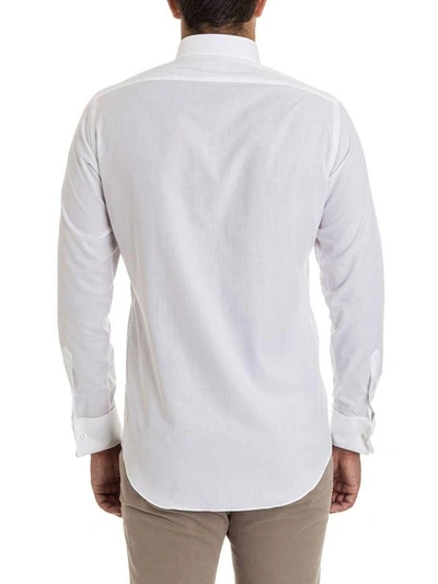Shop Finamore Finamorr Diplomatic Shirt In White