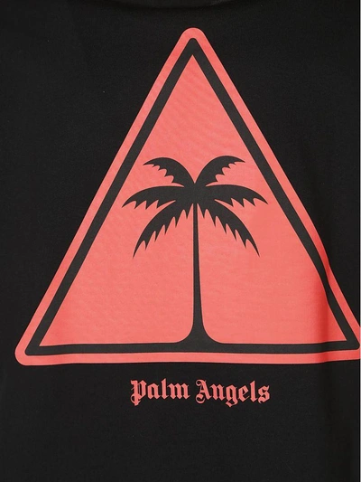 Shop Palm Angels T-shirt In Black Red