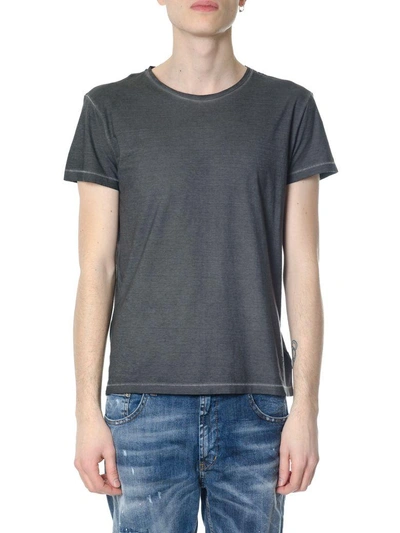 Shop Dondup Grey Cotton T-shirt