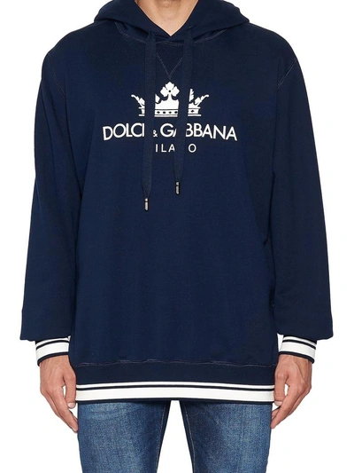 Shop Dolce & Gabbana Sweatshirt In Blue