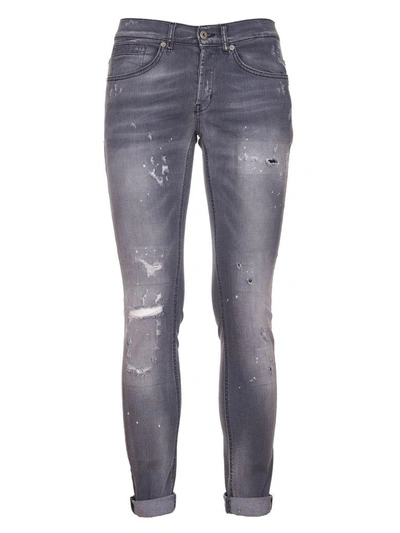 Shop Dondup Faded Distressed Jeans In Denim