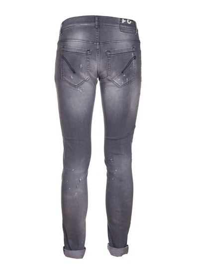 Shop Dondup Faded Distressed Jeans In Denim