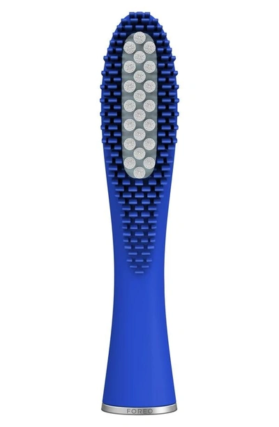 Shop Foreo Issa Hybrid Replacement Brush Head In Cobalt Blue