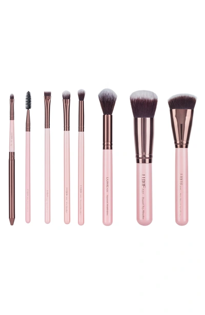 Shop Luxie Rose Gold Complete Face Brush Set