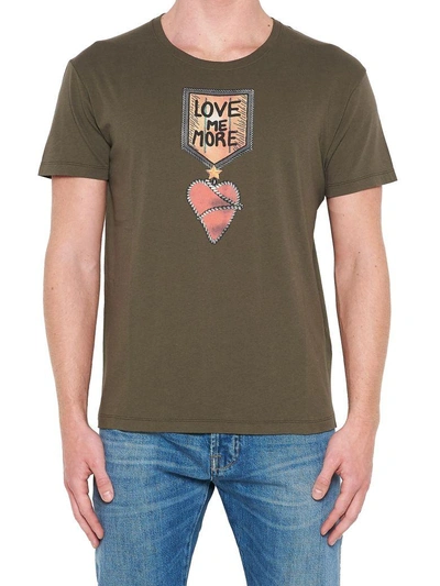 Shop Valentino T-shirt In Green