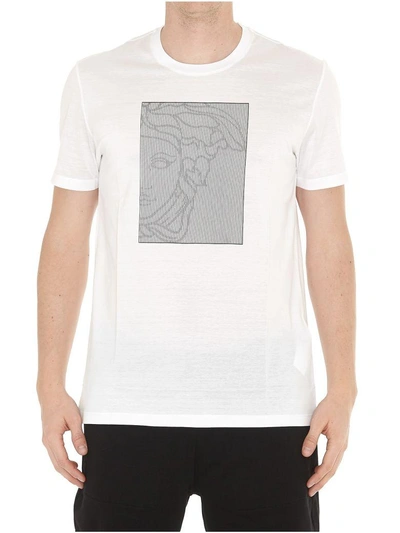 Shop Versace Medusa Tshirt In White