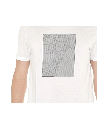 Shop Versace Medusa Tshirt In White