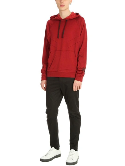 Shop Lanvin Red Cotton Hoodie