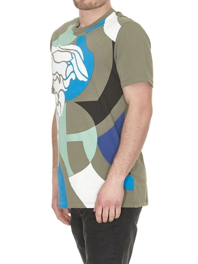 Shop Versace Medusa Print T-shirt In Multicolor