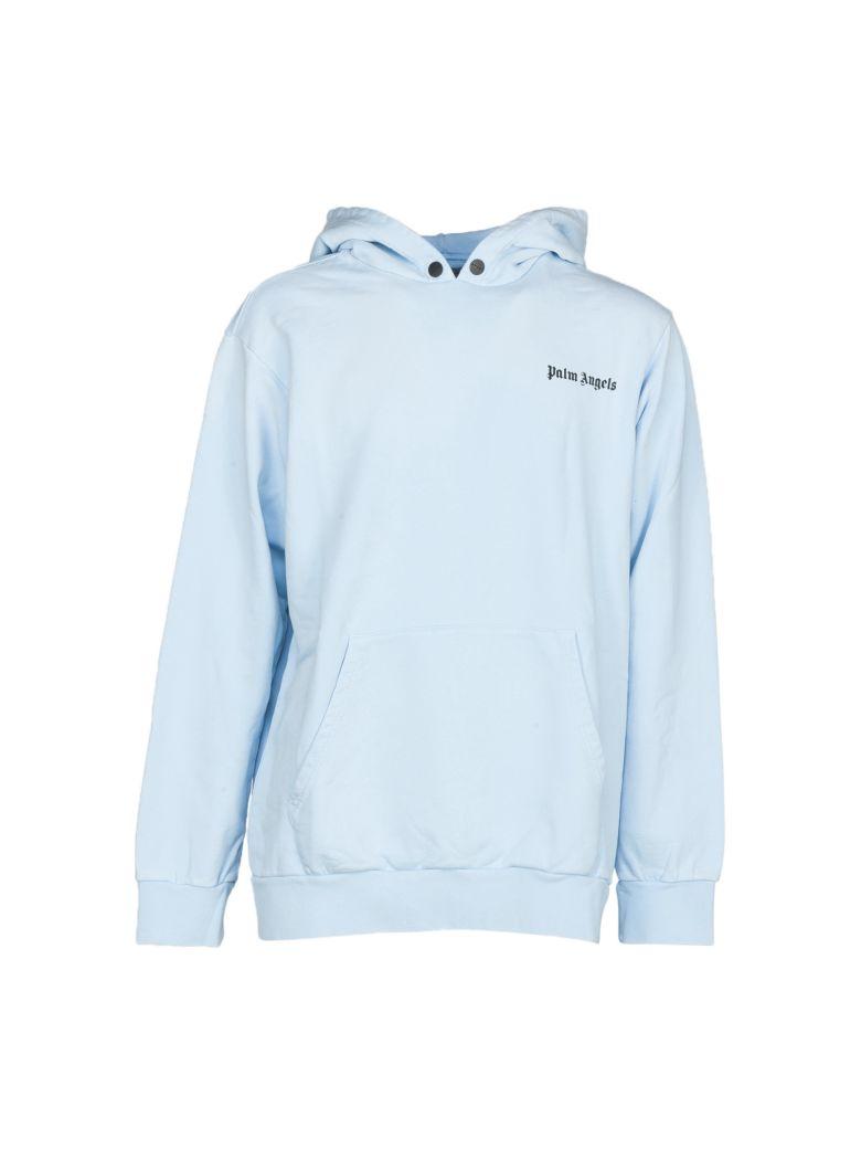 palm angels hoodie light blue