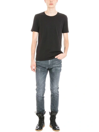 Shop Maison Margiela Basic T-shirt In Black