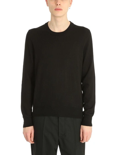 Shop Maison Margiela Black Wool Knit