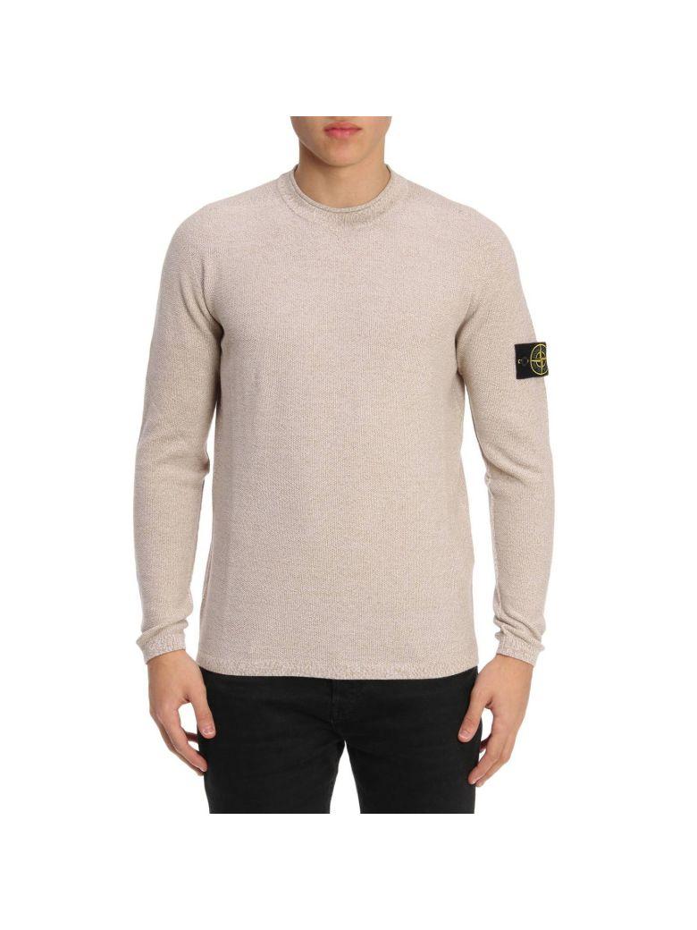 stone island sweater beige