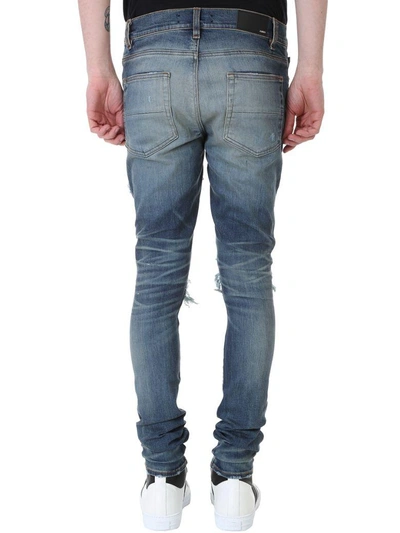 Shop Amiri Blue Denim Jeans