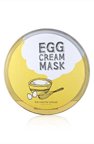 Shop Too Cool For School Egg Cream Microfiber Sheet Mask