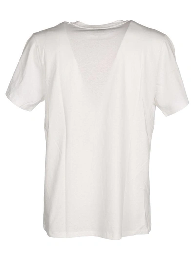 Shop Apc A.p.c. T-shirt Kraft In White-red