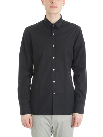 Shop Lanvin Black Cotton Shirt