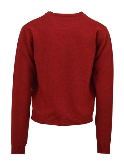 Shop Golden Goose Red Wool Sweater