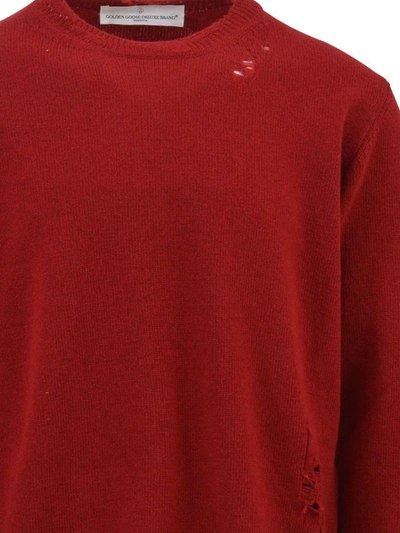 Shop Golden Goose Red Wool Sweater