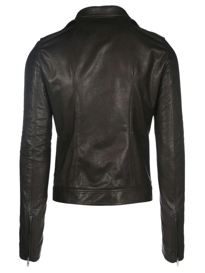 Shop Rick Owens Stooges Biker In Black