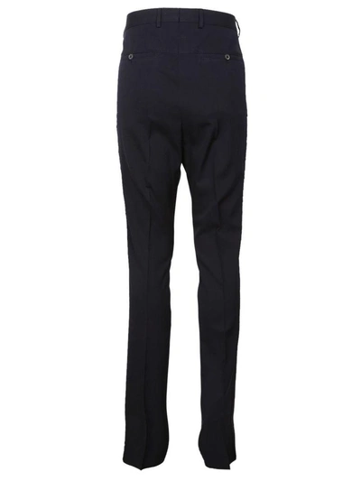 Shop Lanvin Trousers In Blue