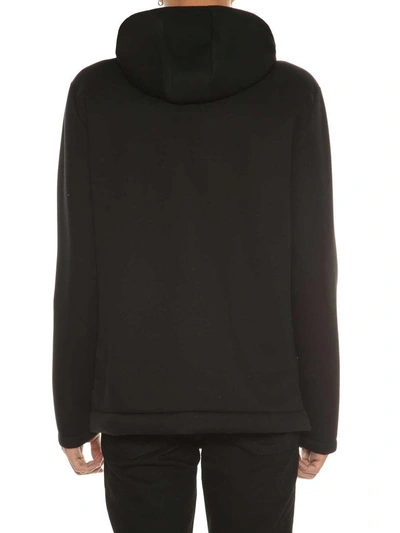 Shop Fendi Sweatshirt With Writings In Nero