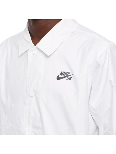 Nike Shield Jacket In White