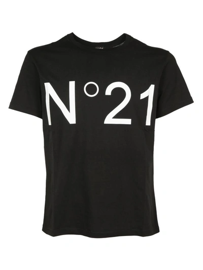 Shop N°21 N&deg;21 T-shirt Logo In Black