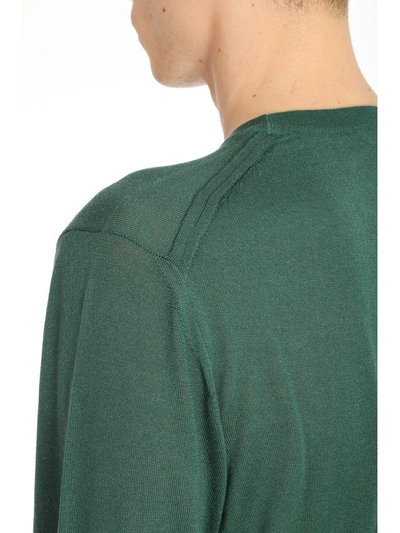 Shop Lanvin Green Cashmere Knit