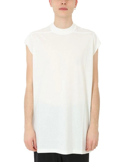 Shop Rick Owens White Cotton Tank Top