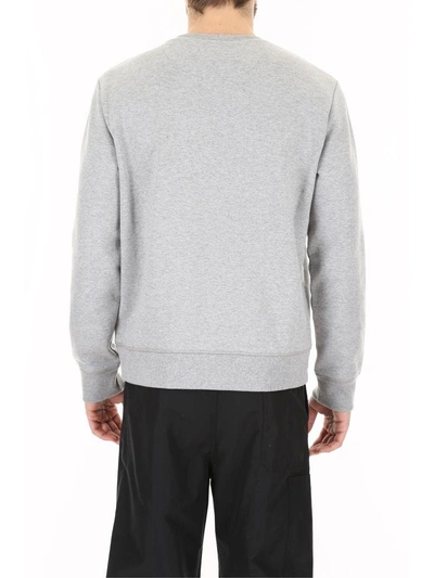 Shop Valentino Always Print Sweatshirt In Grigio Melange (grey)