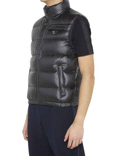 Shop Prada Vest In Black
