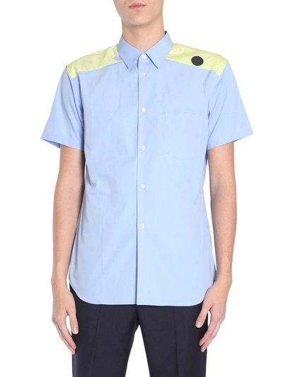 Shop Comme Des Garçons Shirt Cotton Poplin Shirt In Azzurro