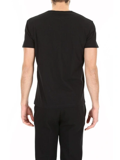 Shop Alexander Mcqueen Cotton T-shirt With Embroidery In Basic