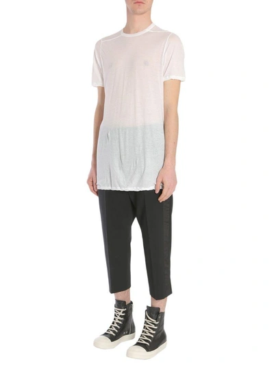 Shop Rick Owens Tux Astaires Cropped Trousers In Nero
