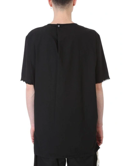 Shop Damir Doma Their Black Poplin Cotton T-shirt