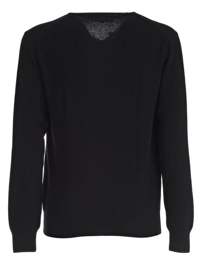 Shop Comme Des Garçons Play Sweater In Black