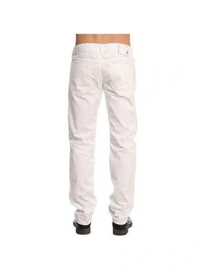Shop Diesel Jeans Jeans Men  In White