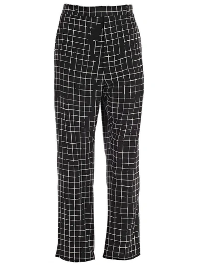 Shop Haider Ackermann Trousers In White Black