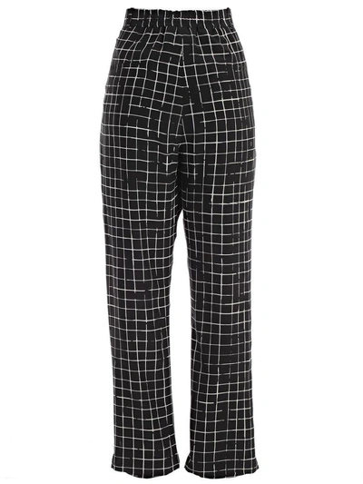 Shop Haider Ackermann Trousers In White Black