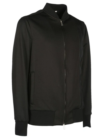 Shop Valentino Garavani Fleece Jacket In Black