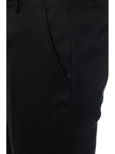 Shop Dondup Gaubert Virgin Wool Trousers In Black