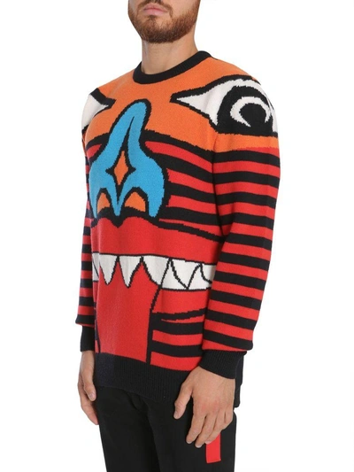 Shop Givenchy Totem Printed Sweater In Multicolor