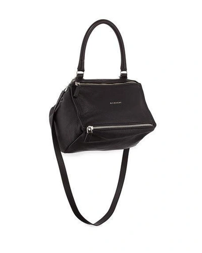 Shop Givenchy Pandora Small Sugar Satchel Bag In Black